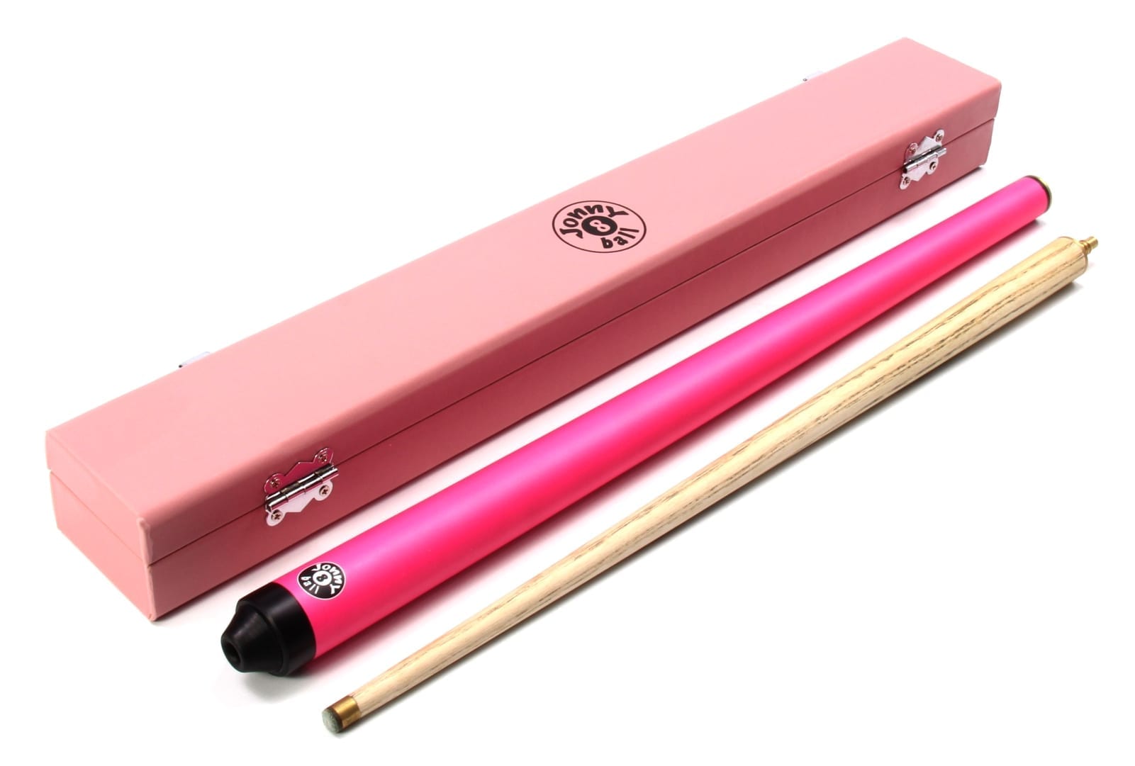 Jonny 8 Ball Pink Jet 36-inch junior cue and hard case