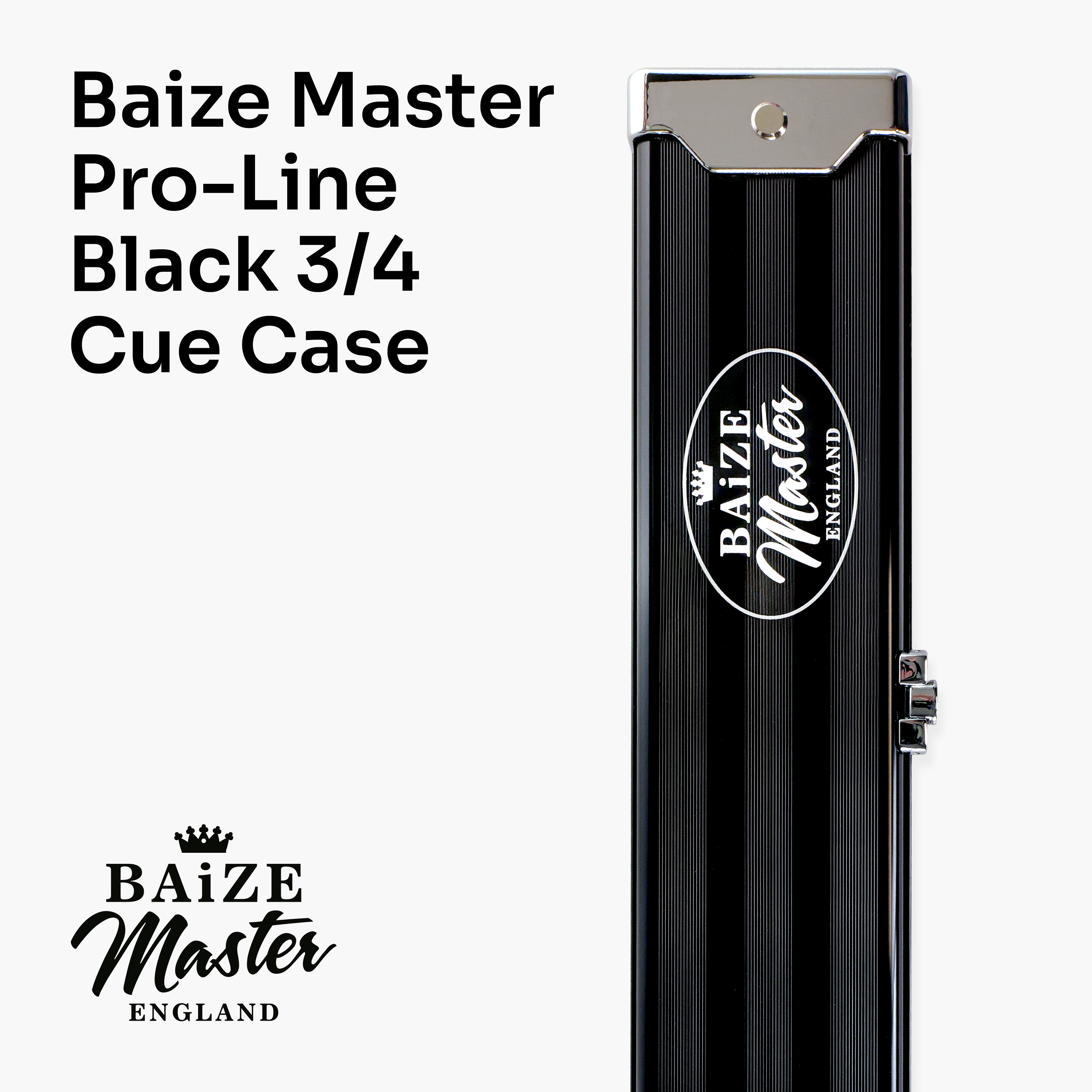 Baize Master Pro Line black 3/4 cue case