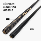 Baize Master Blackline Classic pool cue and case set
