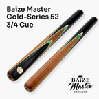 Baize Master Gold Series Green Flash 57-inch 3/4 pool cue