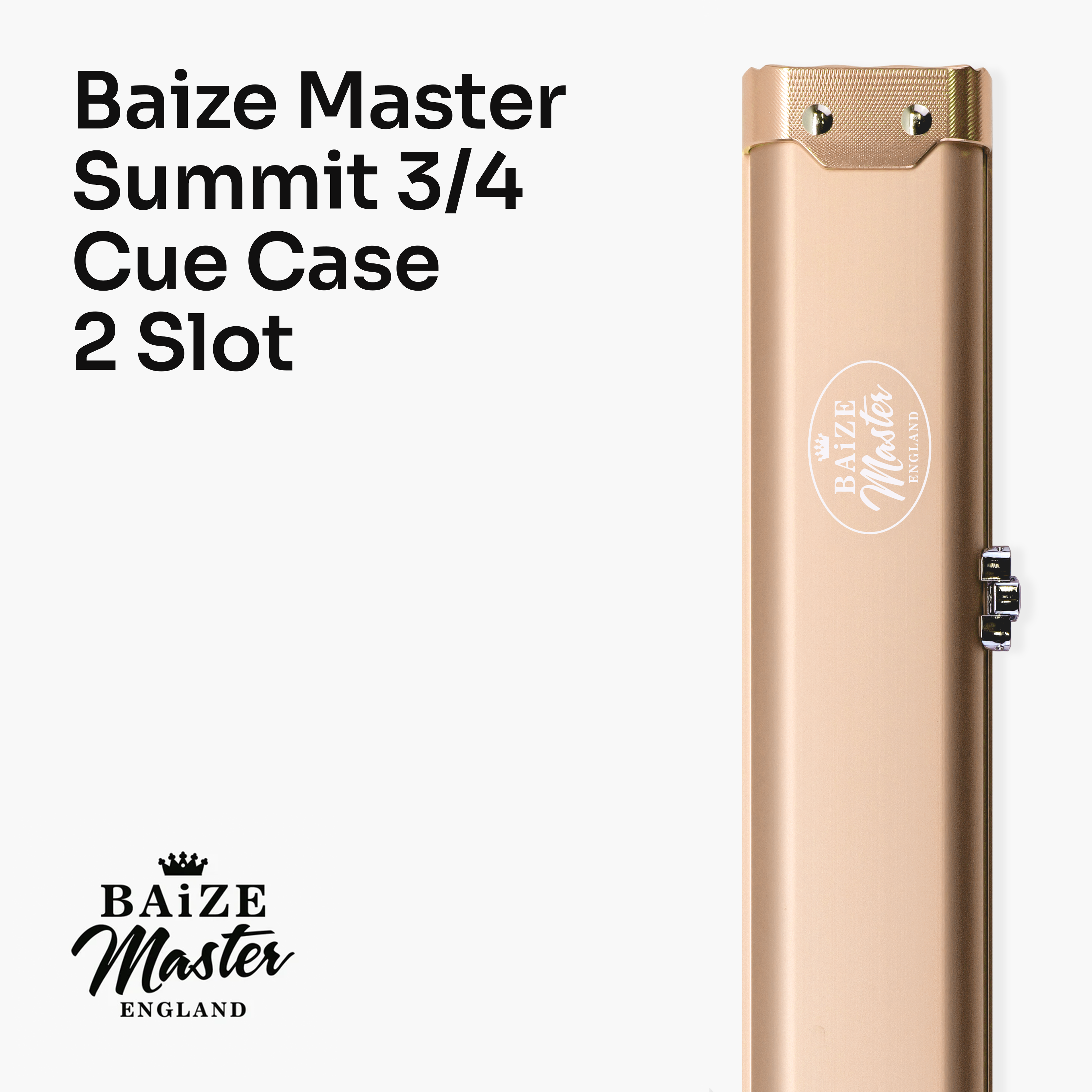 Baize Master Summit 2-slot 3/4 cue case