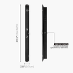 Baize Master Prestige Pro-Lock 1-piece metal cue case - 2 cues plus accessories