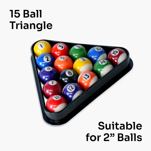 51mm 15-ball pub pool triangle