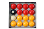 Jonny 8 Ball PREMIUM GRADE 2" Inch (50.8mm) English Pool Balls + 1 7/8 Inch Cue Ball