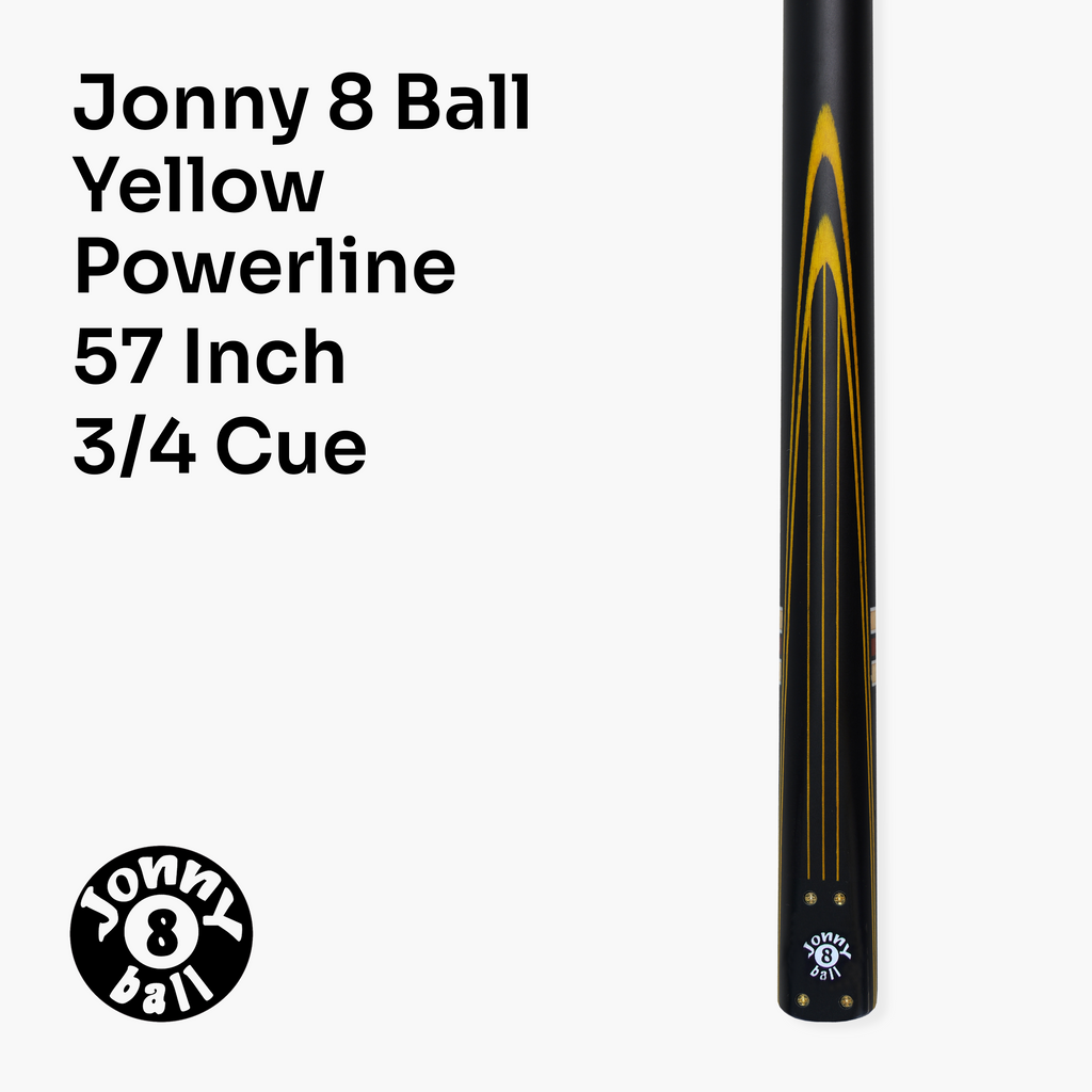 Jonny 8 Ball traditional 57-inch 3/4 cue with mini butt