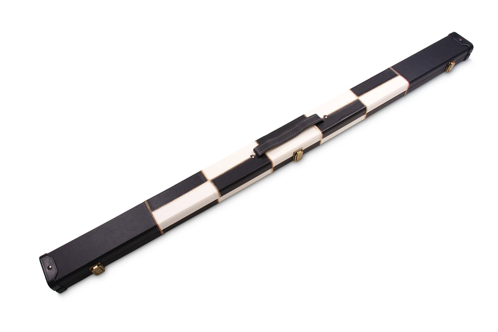 Deluxe chequered 3/4 cue case