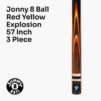 Jonny 8 Ball adjustable 57-inch 3-piece cue and hard case