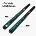 Baize Master Green Marksman 3/4 pool cue