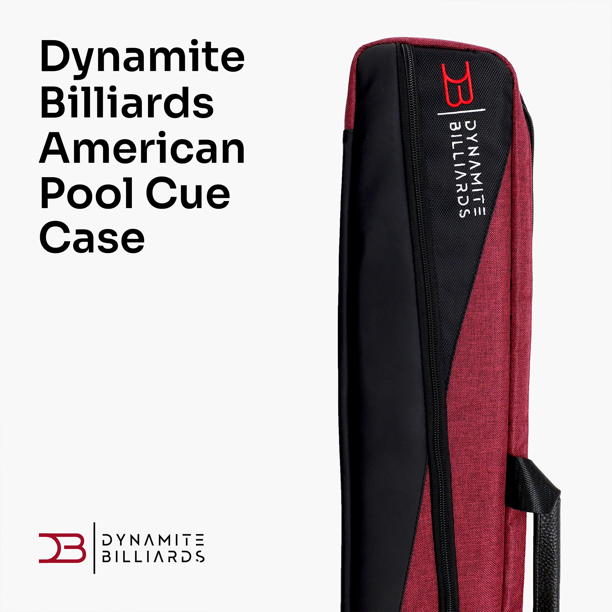 Dynamite Billiards 2x4 American pool cue case