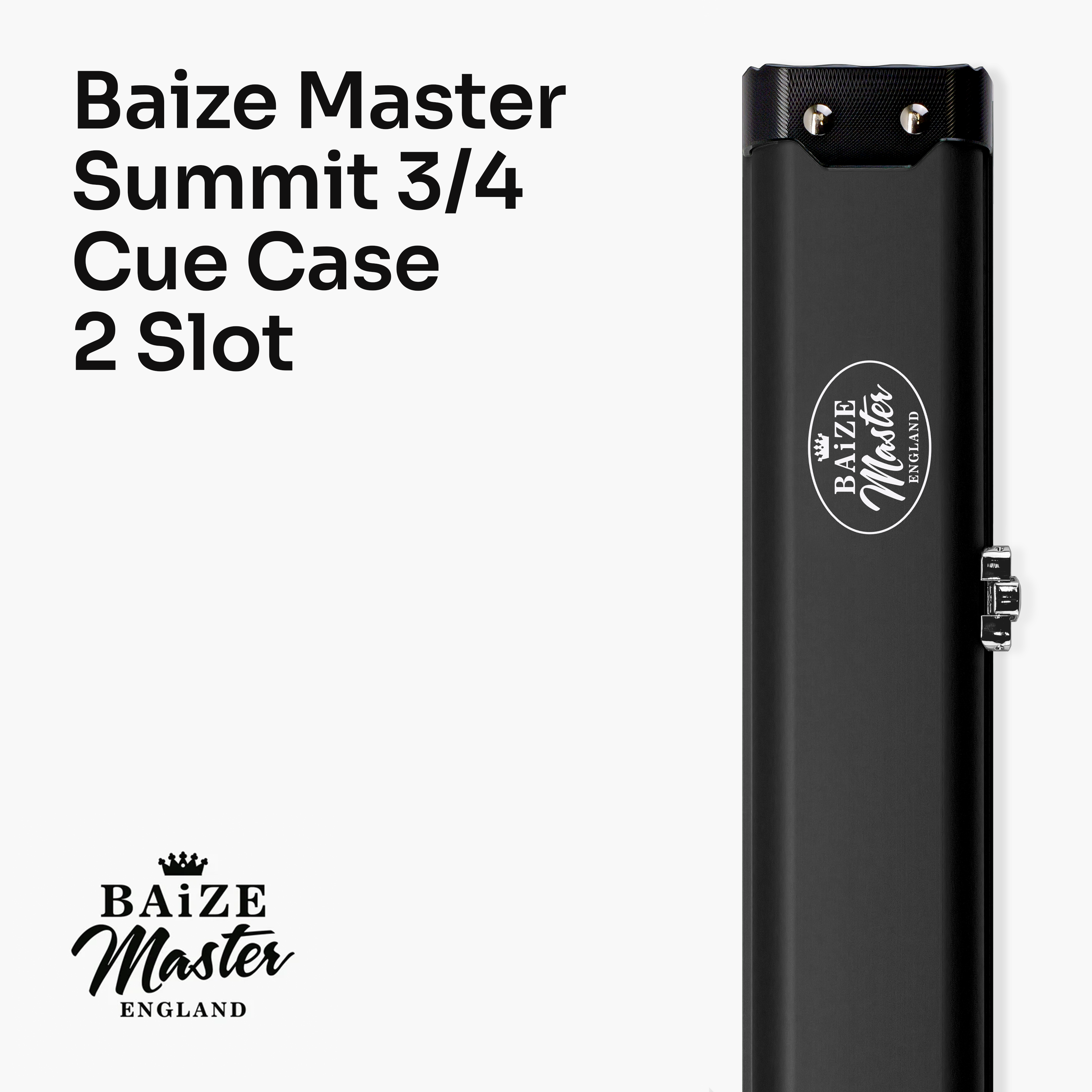Baize Master Summit 2-slot 3/4 cue case