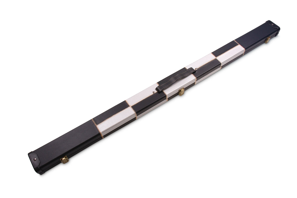 Deluxe chequered 3/4 cue case