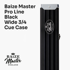 Baize Master Pro Line wide black 3/4 cue case
