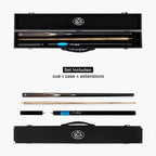 Baize Master Blackline Elite cue and case set