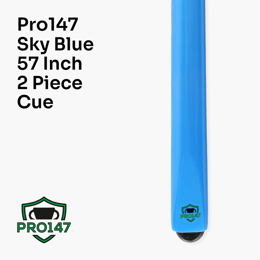 PRO147 Sky Blue Butt 2-piece cue