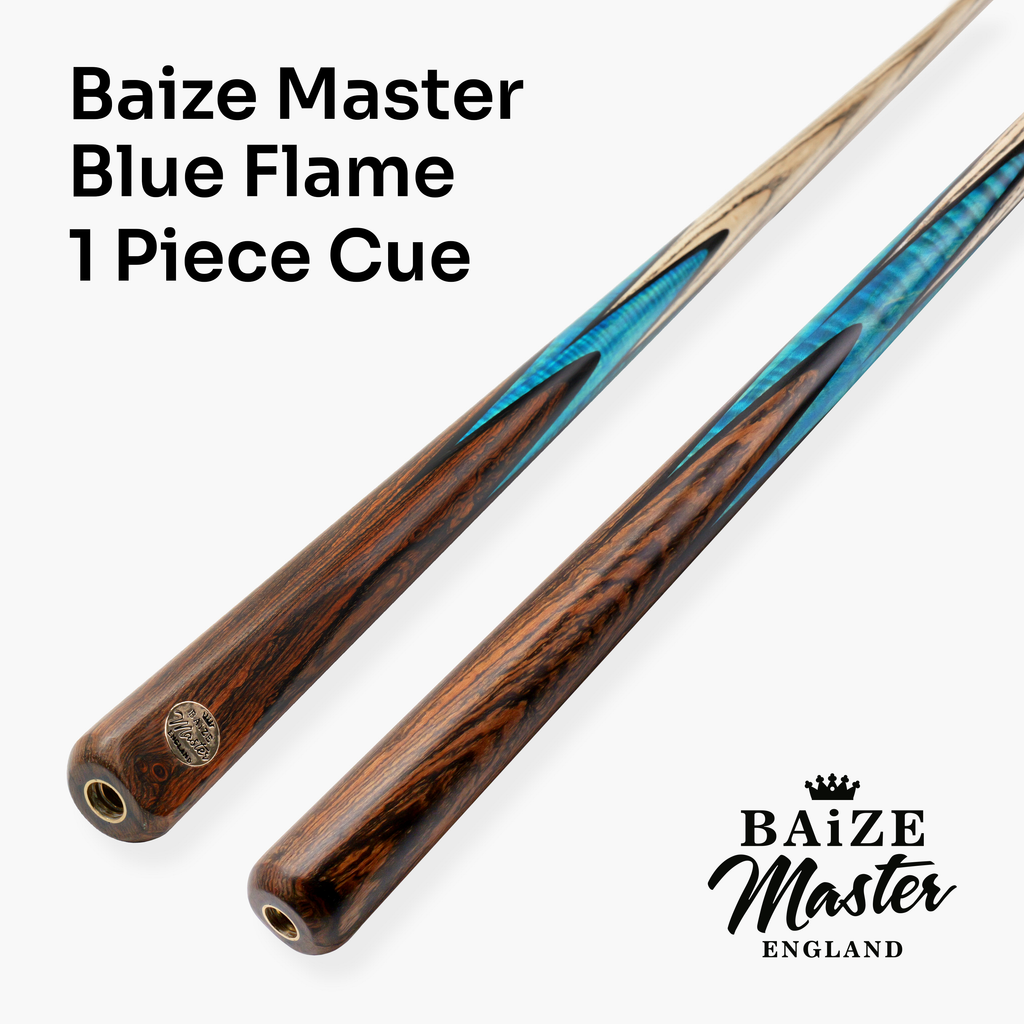Baize Master Platinum Blue Flame 57-inch pool cue - 8.5mm tip