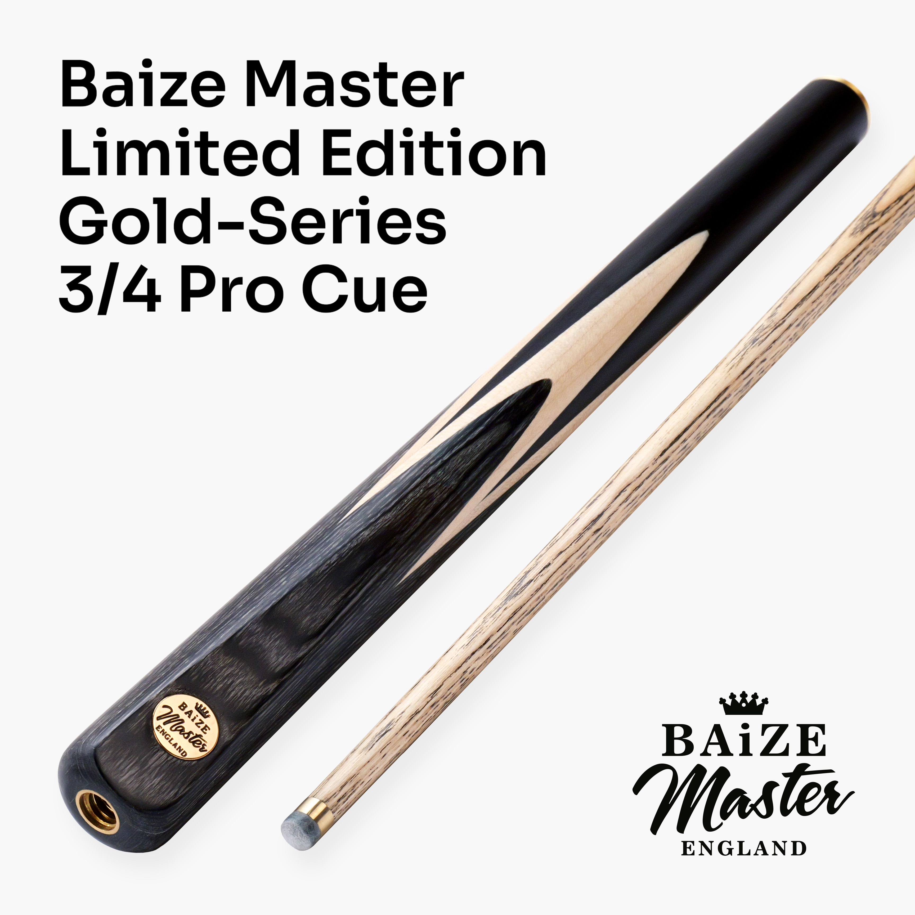 Baize Master Gold Series G12 57-inch 3/4 pool cue