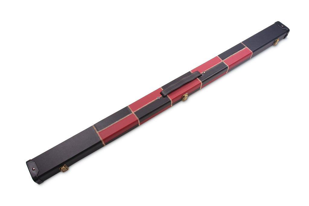 Deluxe chequered 3/4 cue case
