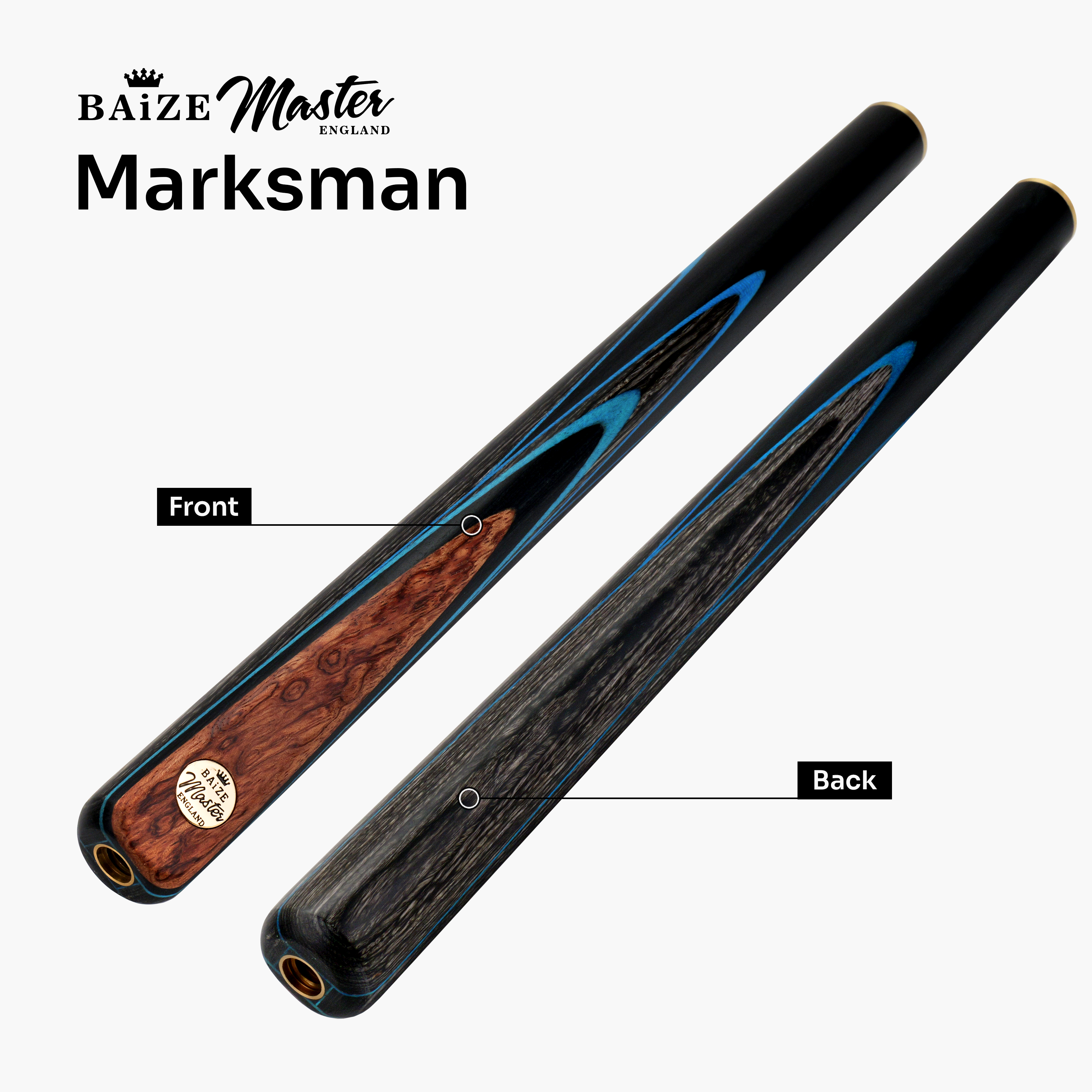 Baize Master Sapphire Marksman 3/4 pool cue