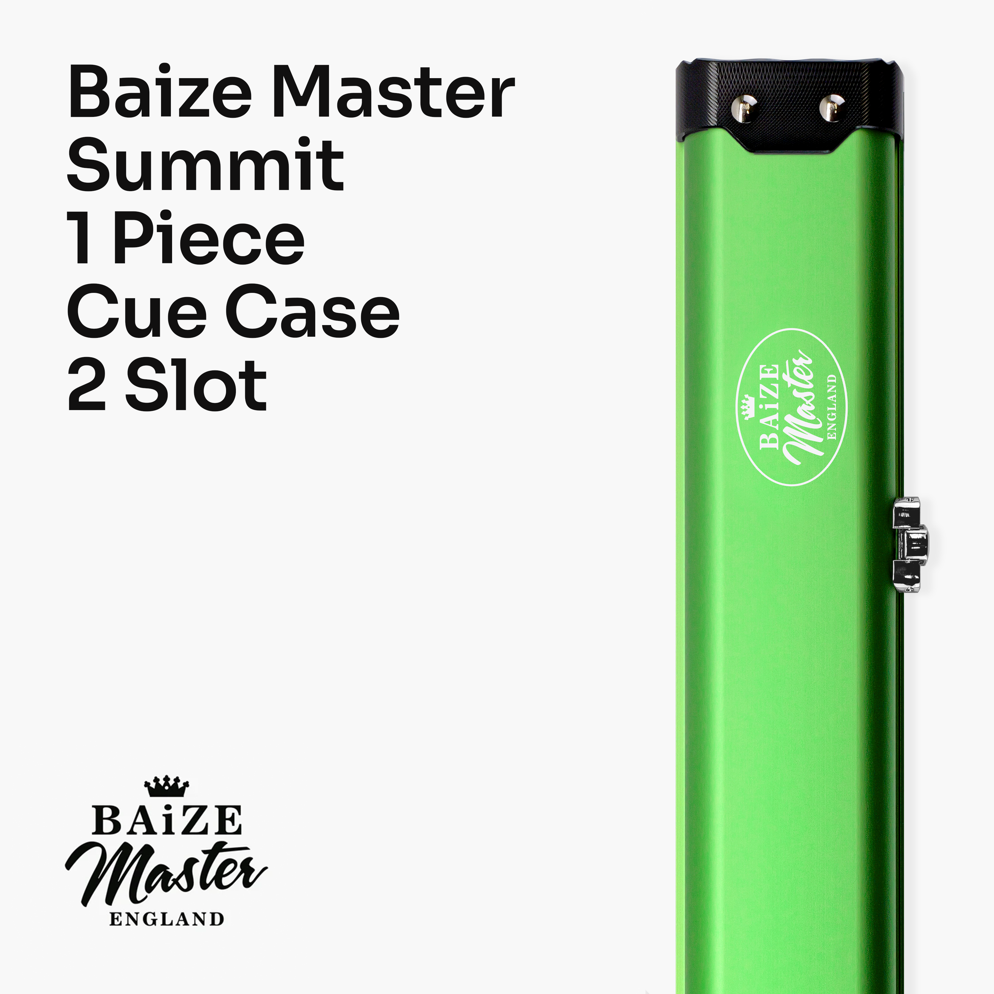 Baize Master Summit 2-slot one-piece cue case