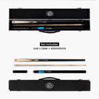 Baize Master Blackline Elite cue and case set