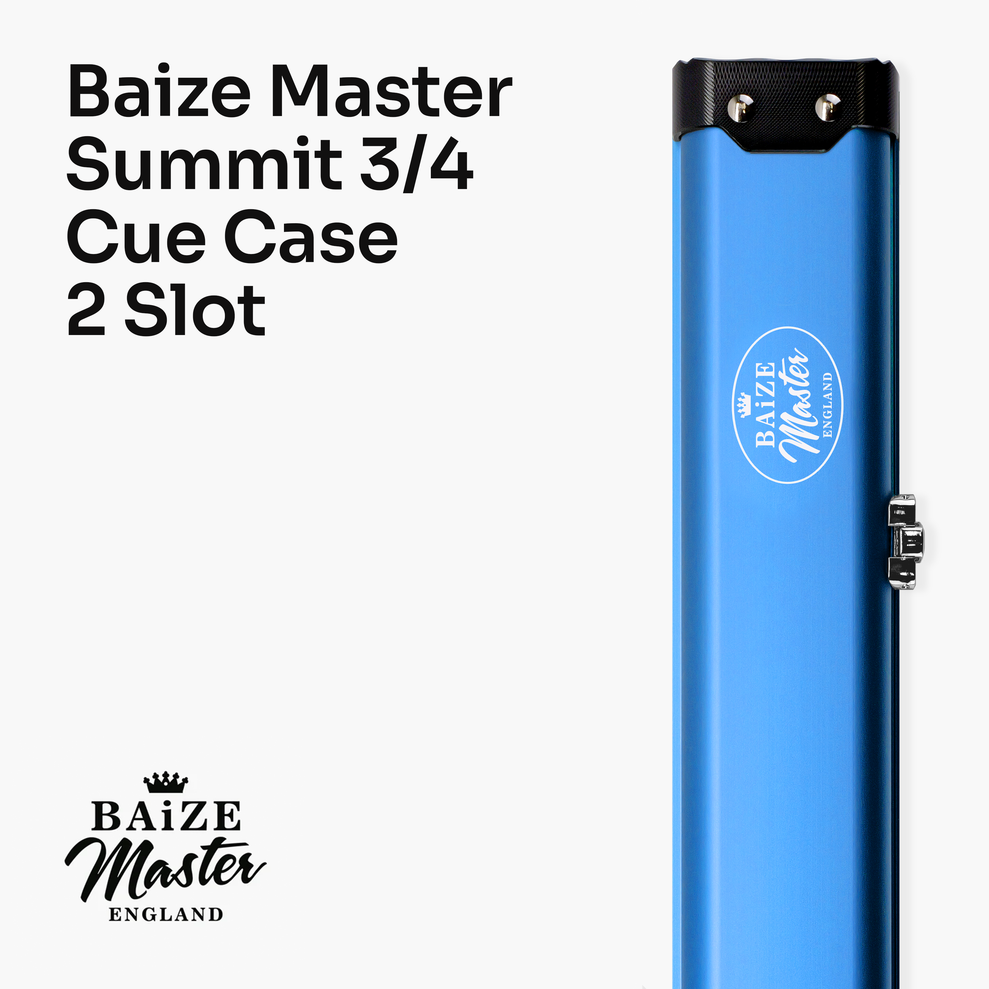 Baize Master Summit 2-slot 3/4 cue case