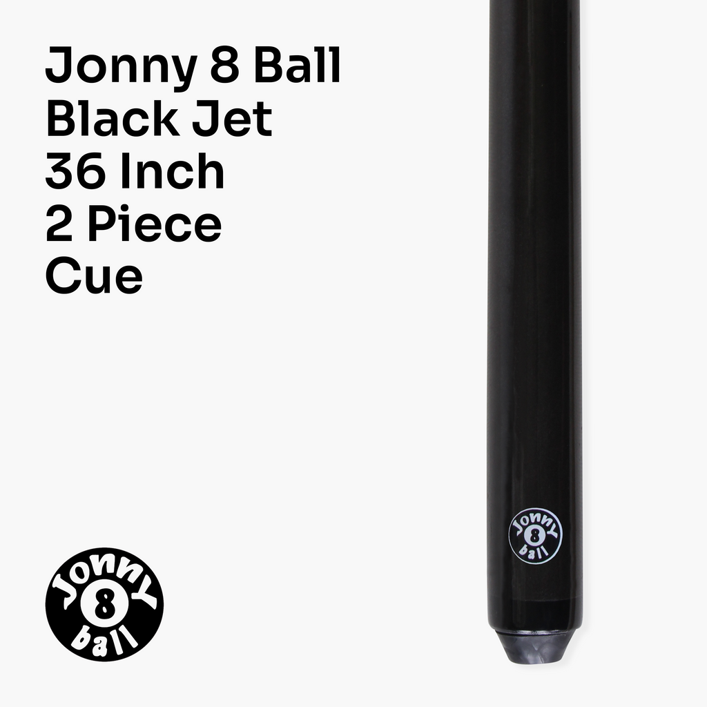 Jonny 8 Ball Black Jet 36-inch junior cue