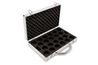 Baize Master silver snooker ball case - 22 balls