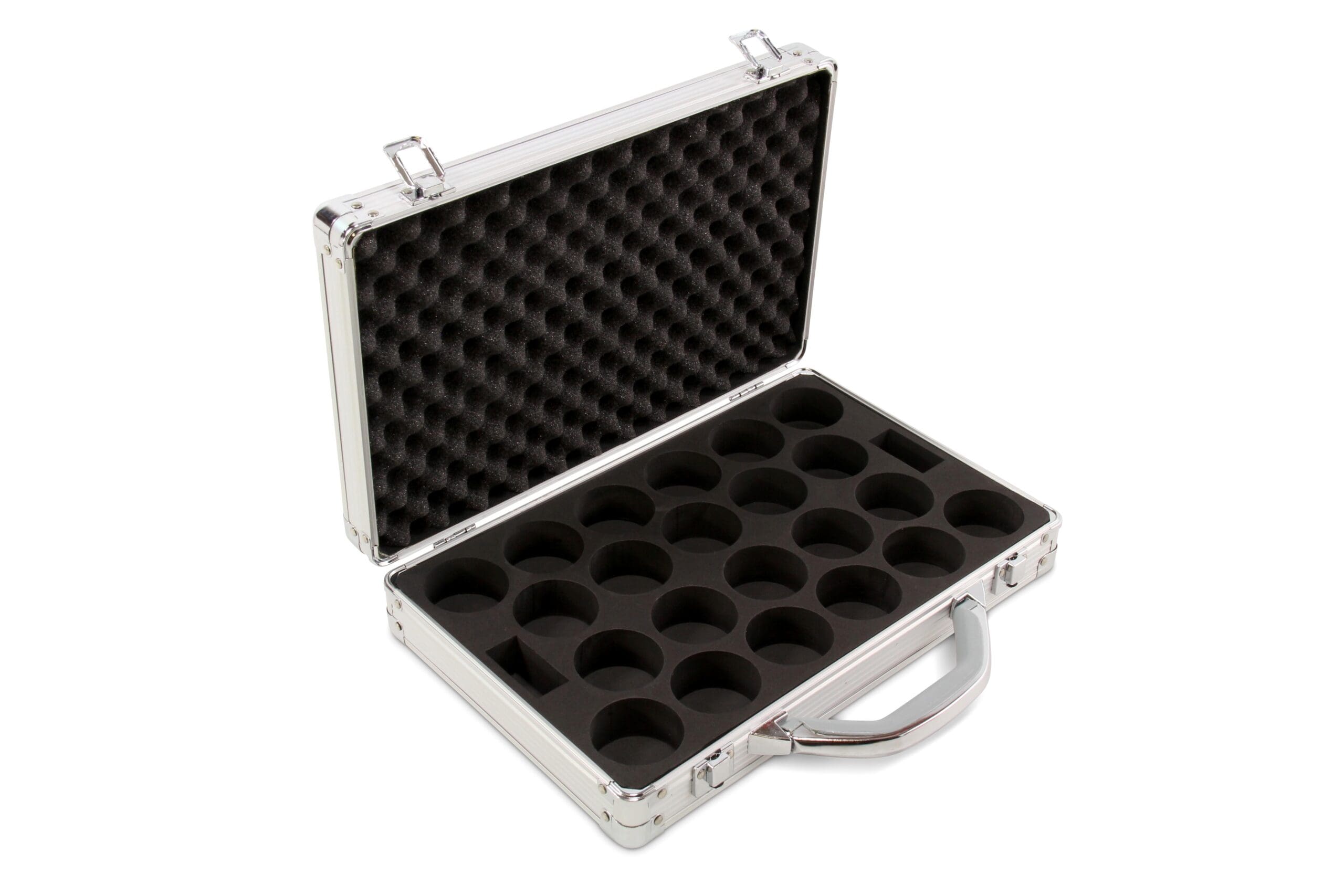 Baize Master silver snooker ball case - 22 balls
