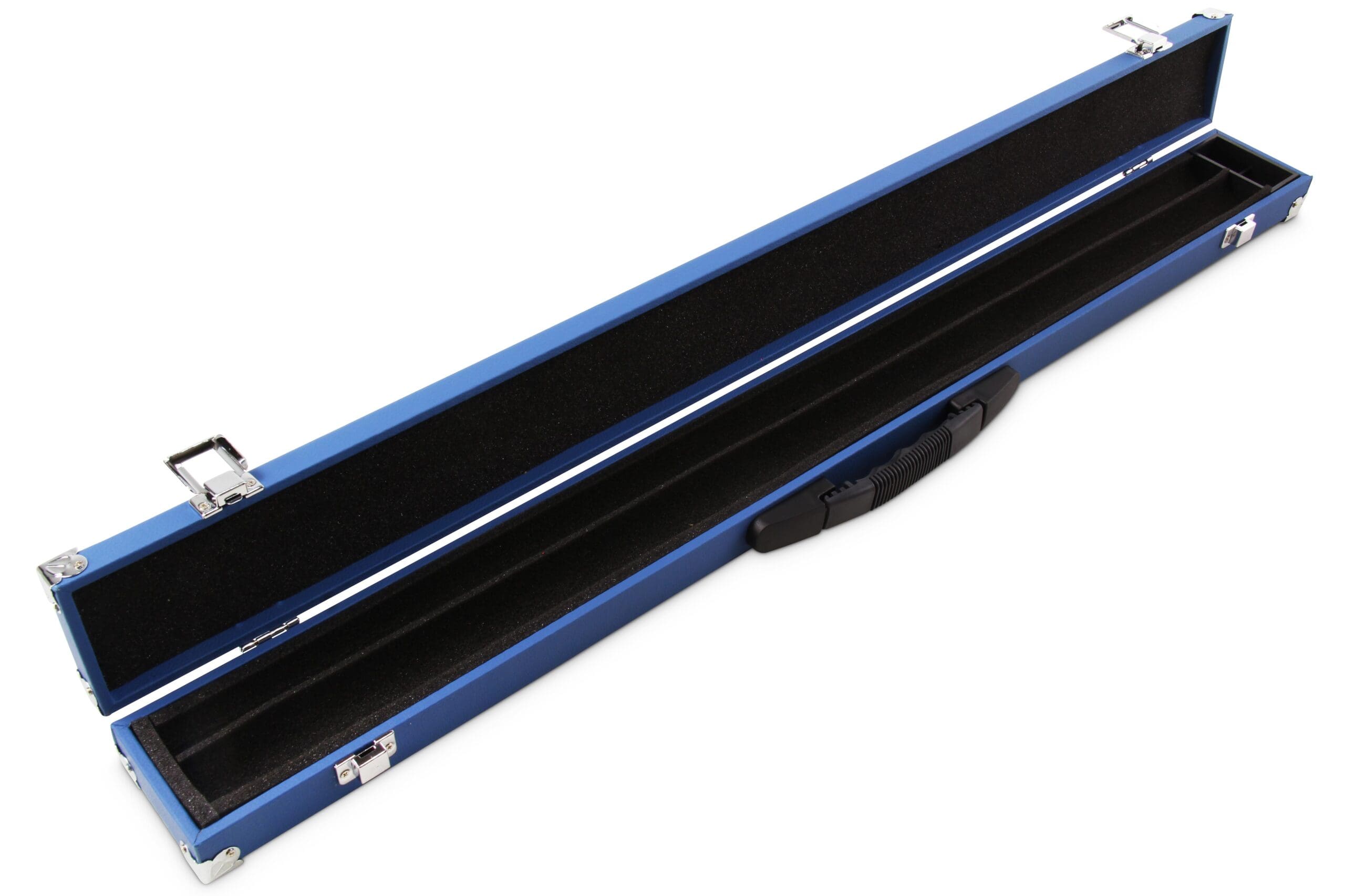 2-piece cue case with chalk compartment