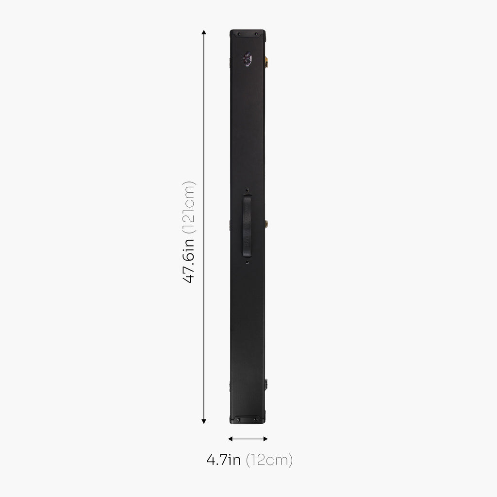 Baize Master wide black 3/4 cue case Cue + Case