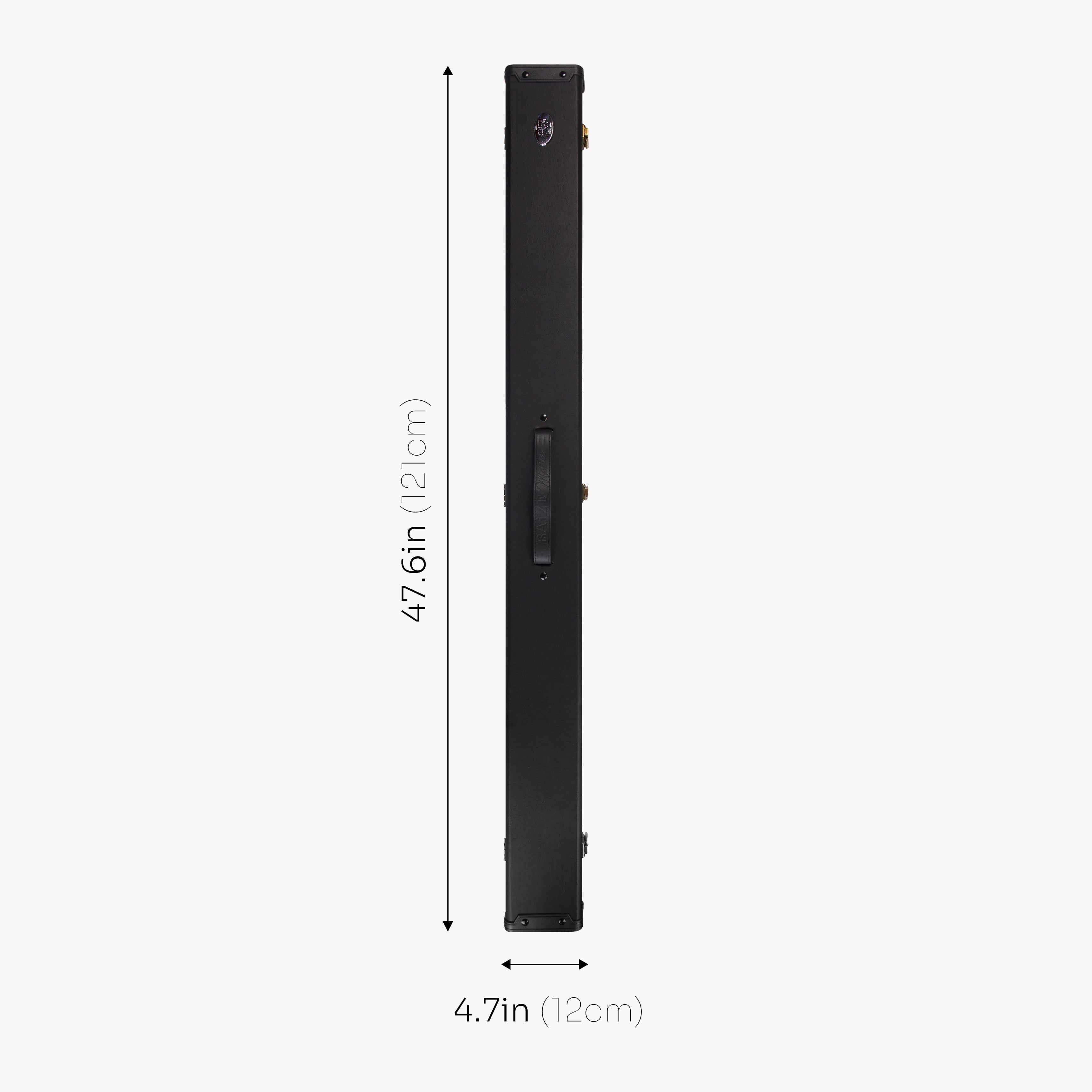 Baize Master wide black 3/4 cue case Cue + Case