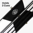 Baize Master wide black 3/4 cue case Cue + Case