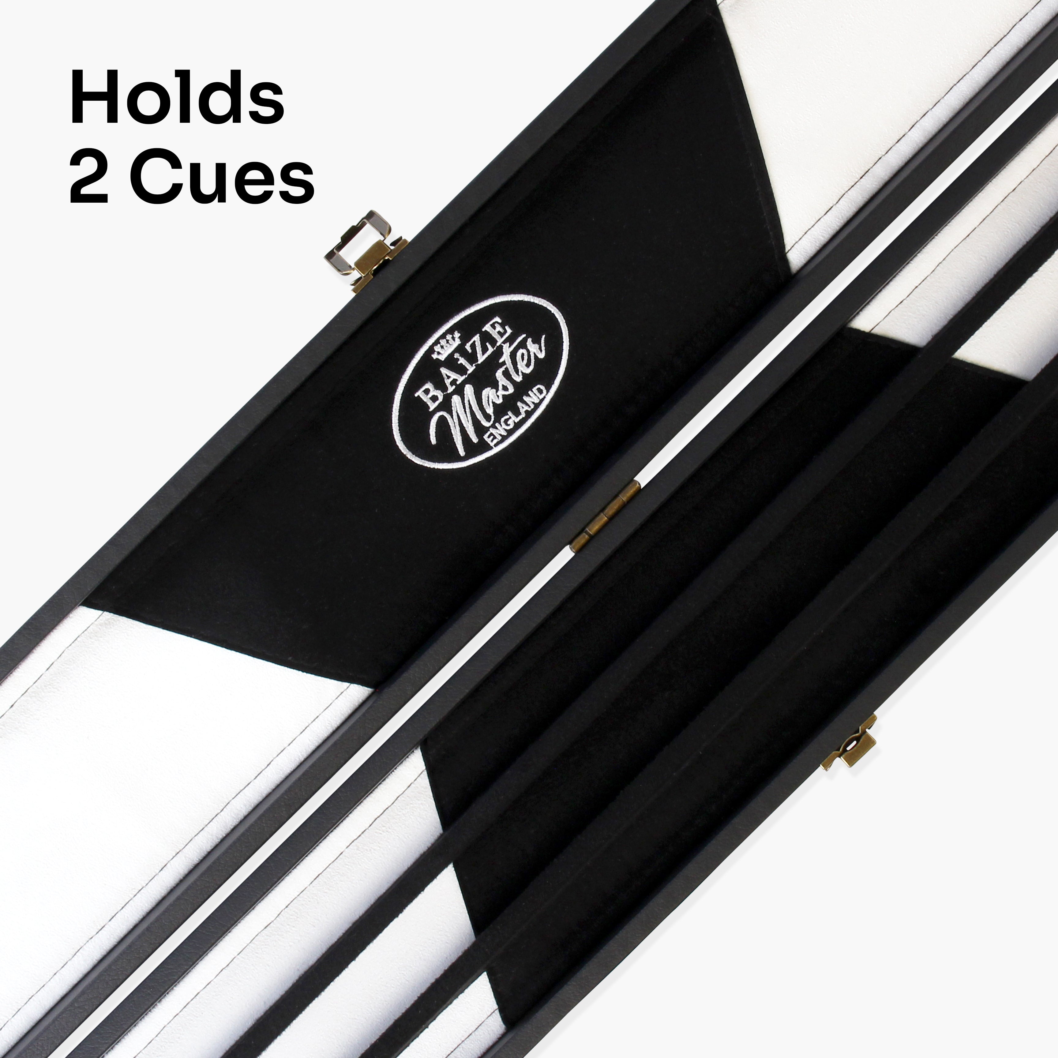 Baize Master wide black 3/4 cue case Cue + Case