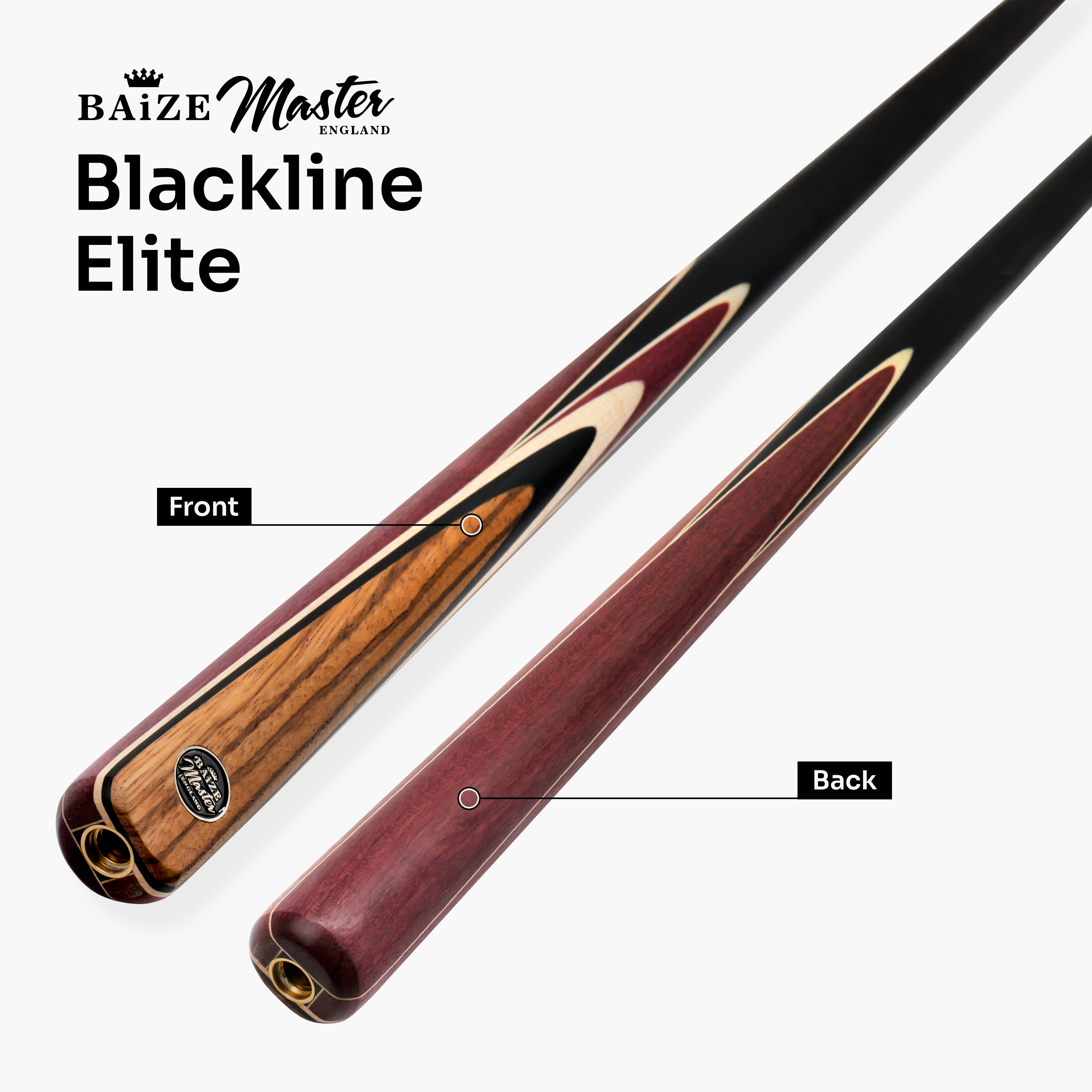 Baize Master Blackline Elite cue and case set