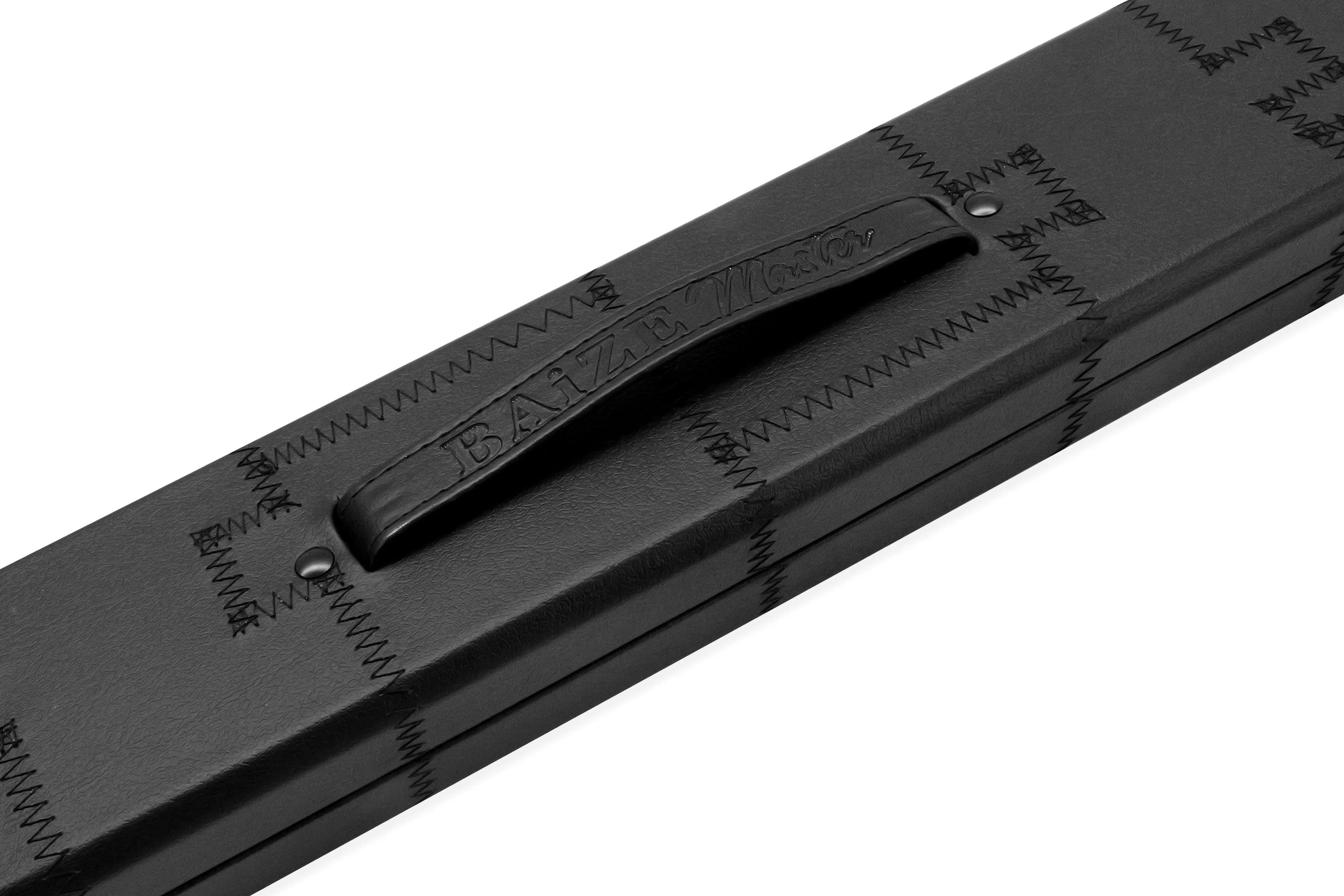 Baize Master wide 1-piece patch cue case - 3 cues Cue + Case
