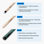 Baize Master Green Crusher 57-inch pool break cue
