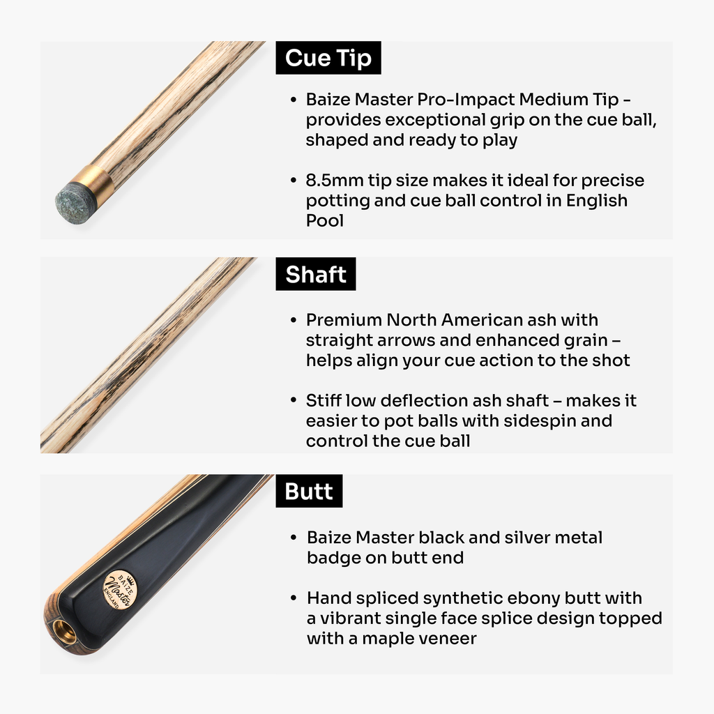 Baize Master Earthen Marksman cue and case set