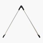 Smart Rack 2'' Silver Metal English Pool Portable Triangle - Golden 8 Ball Edition - for 2 INCH Balls