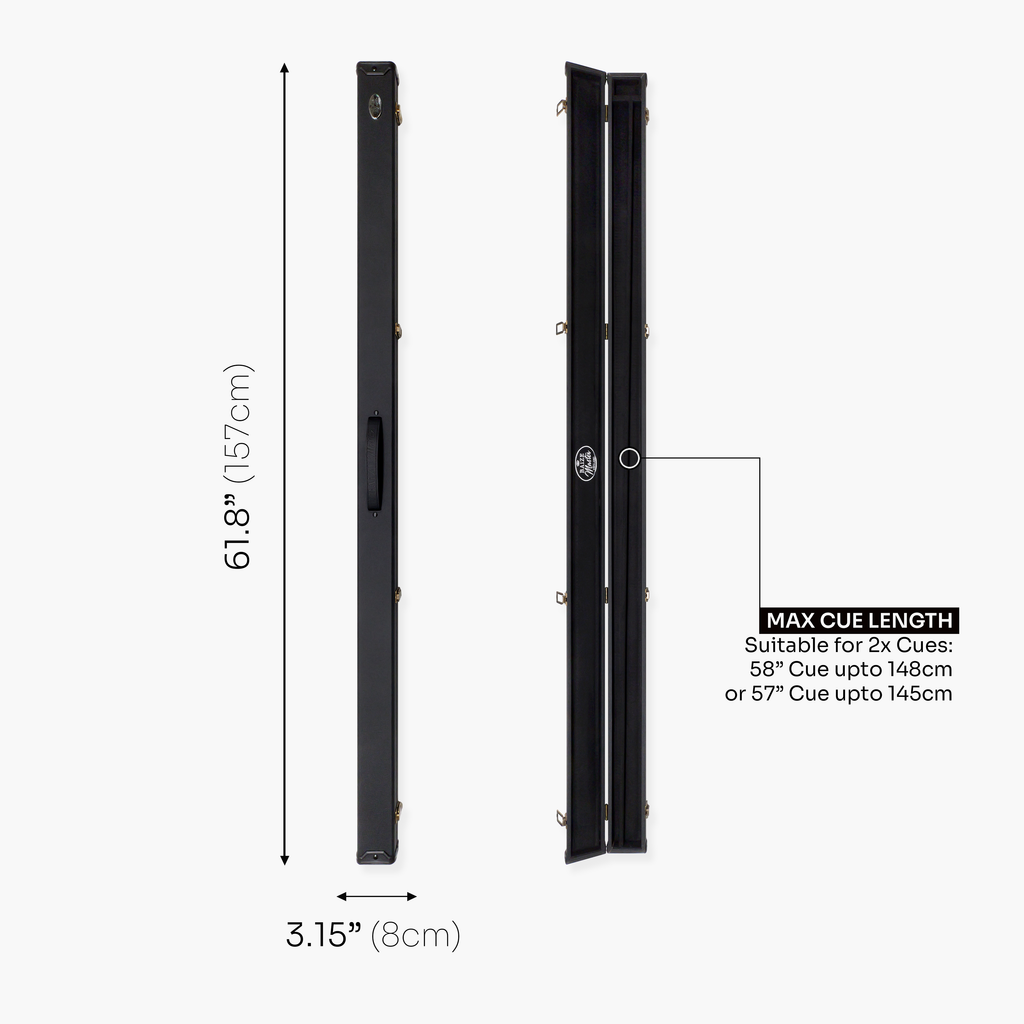 Baize Master Crimson Marksman cue and case set Cue + Case
