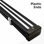 Silver Stripe Pro Aluminium Premium 3/4 Snooker and Pool Cue Case - Holds 1 x 3/4 Joint Cue + Extensions