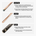 Baize Master Emperor 58-inch 3/4 cue