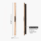 Baize Master Summit 2-slot 3/4 cue case