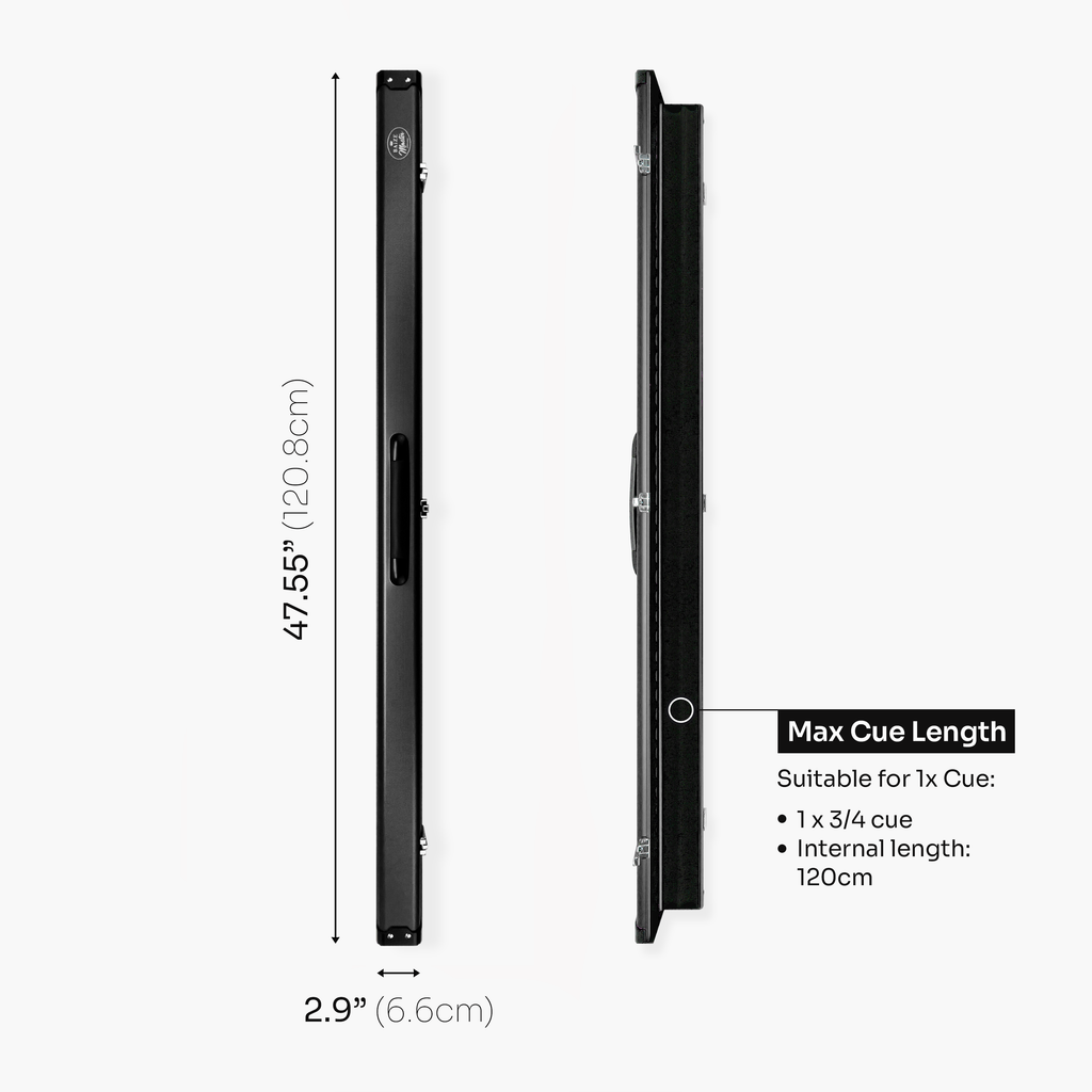 Baize Master Summit 2-slot 3/4 cue case