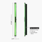 Baize Master Summit 2-slot 3/4 cue case