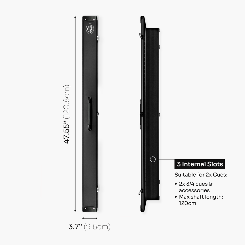 Baize Master Summit 3-slot 3/4 cue case