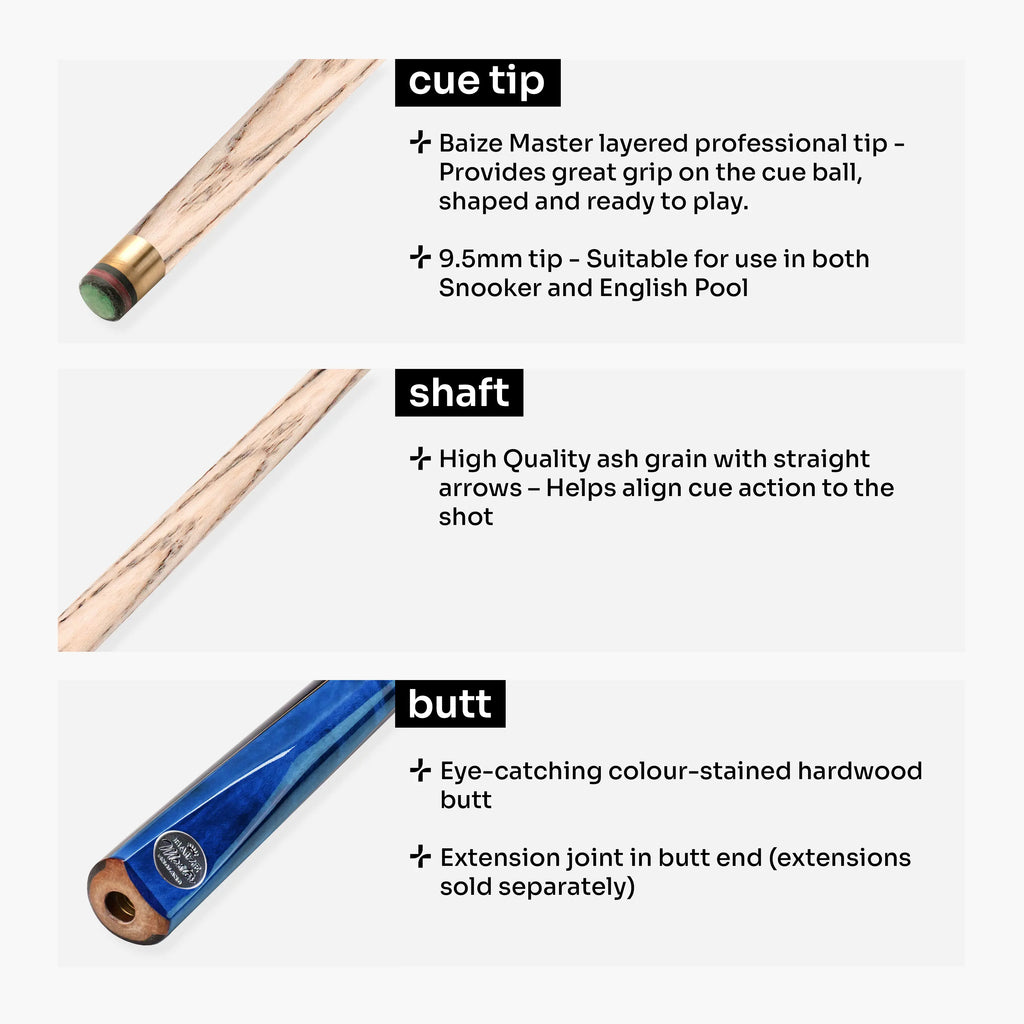Baize Master Conquest 48-inch junior 2-piece cue