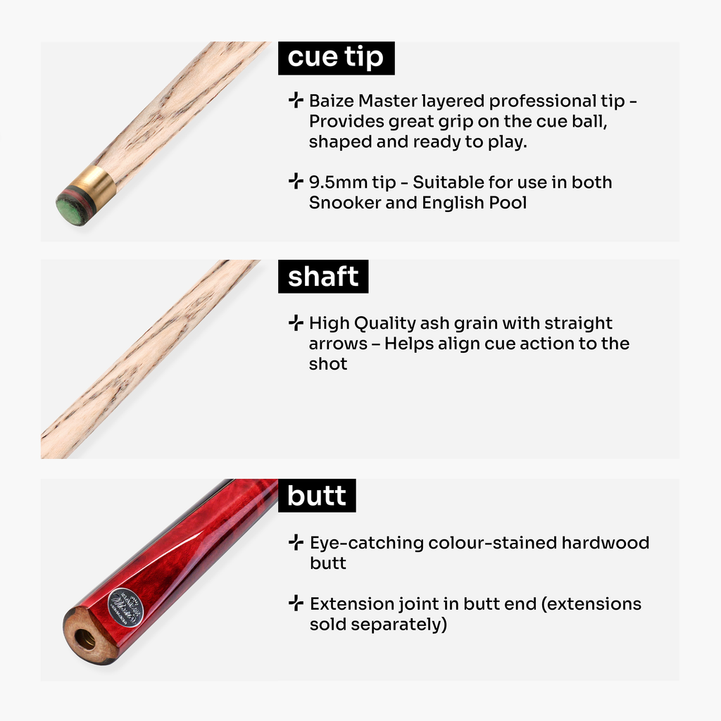 Baize Master Conquest 57-inch 2-piece cue