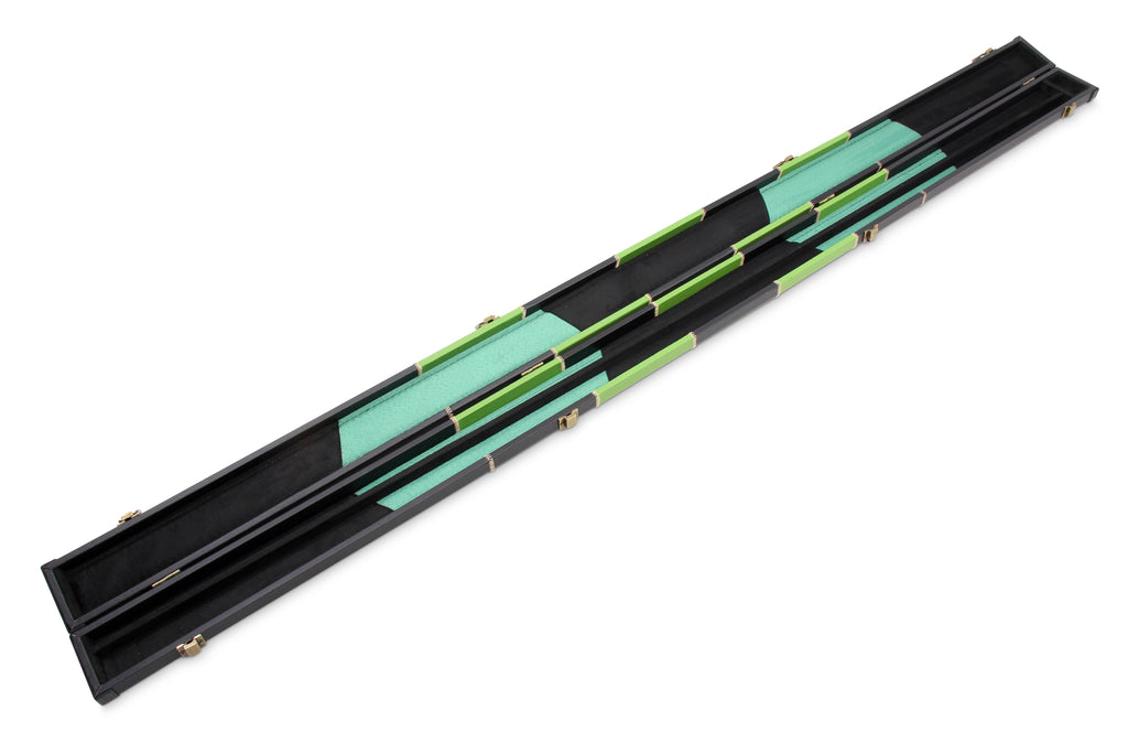 Deluxe chequered 1-piece cue case - 2 cues