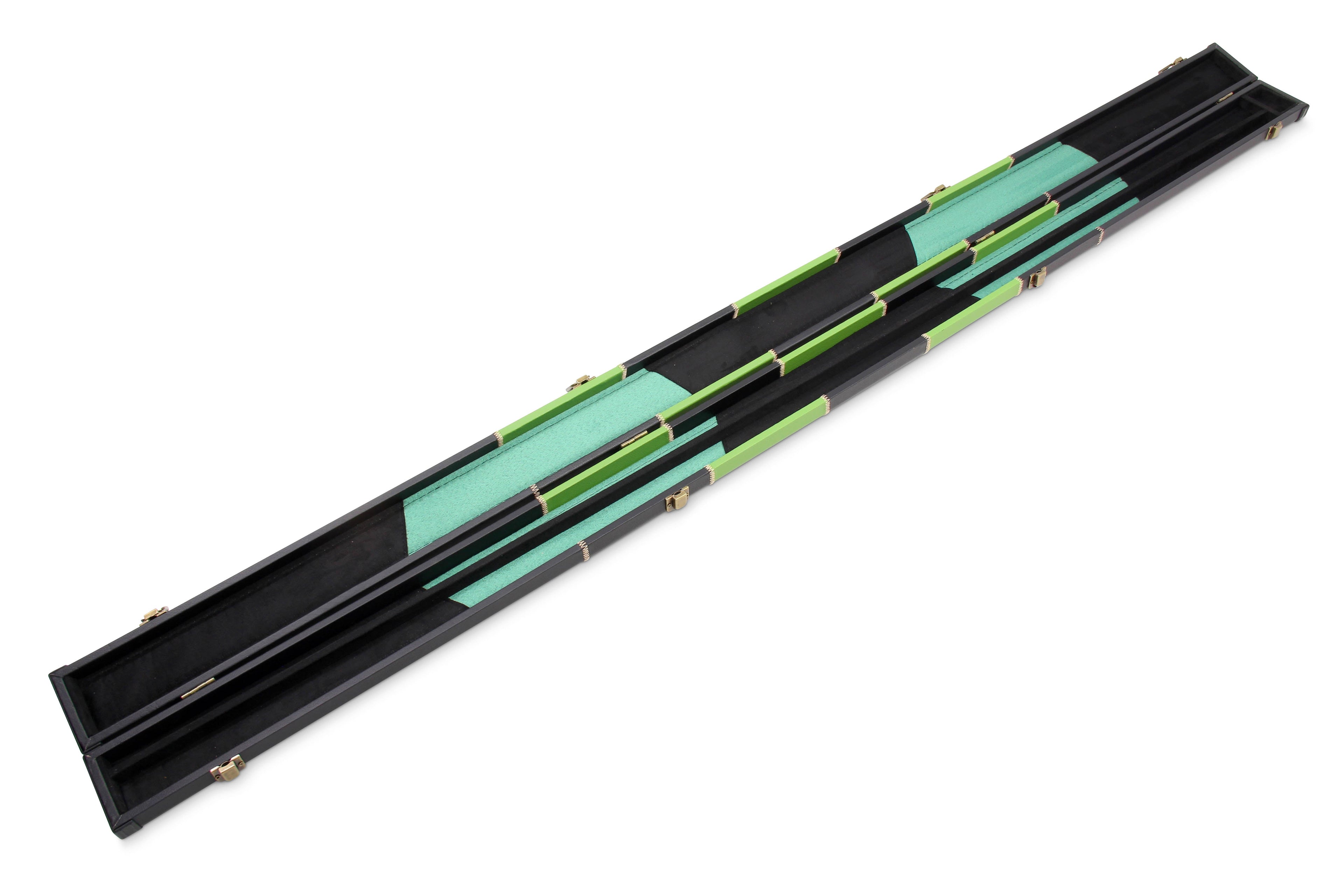 Deluxe chequered 1-piece cue case - 2 cues