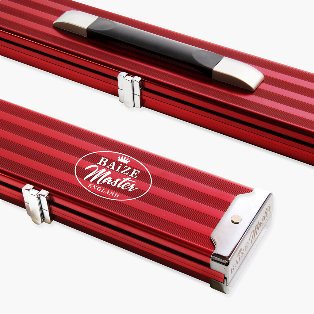 Baize Master Pro Line One Piece Aluminium Snooker Pool Cue Case - Holds Three 1 Piece Cues